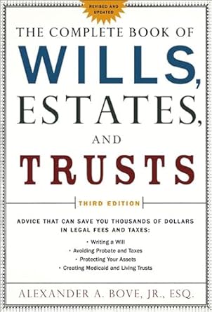 The Complete Book of Wills, Estates, and Trusts
