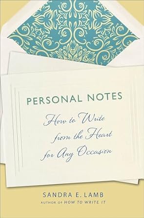 Personal Notes by Sandra E. Lamb
