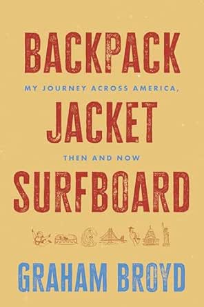 Backpack, Jacket, Surfboard