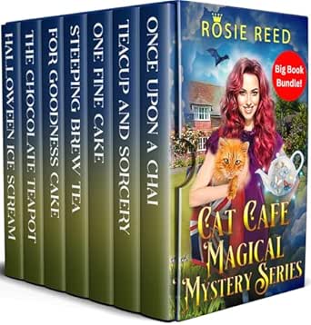 Cat Cafe Magical Mystery Series by Rosie Reed