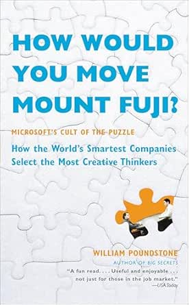 How Would You Move Mount Fuji? by William Poundstone