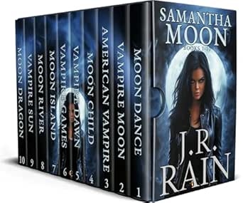Samantha Moon (Books 1–10) by J.R. Rain