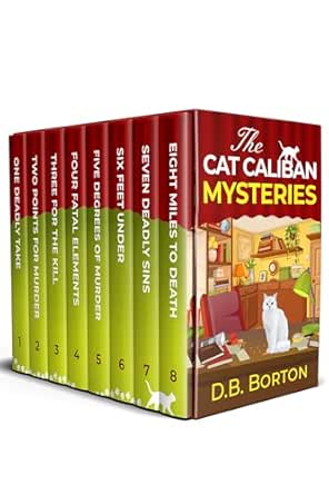The Cat Caliban Mysteries (Books 1–8) by D.B. Borton
