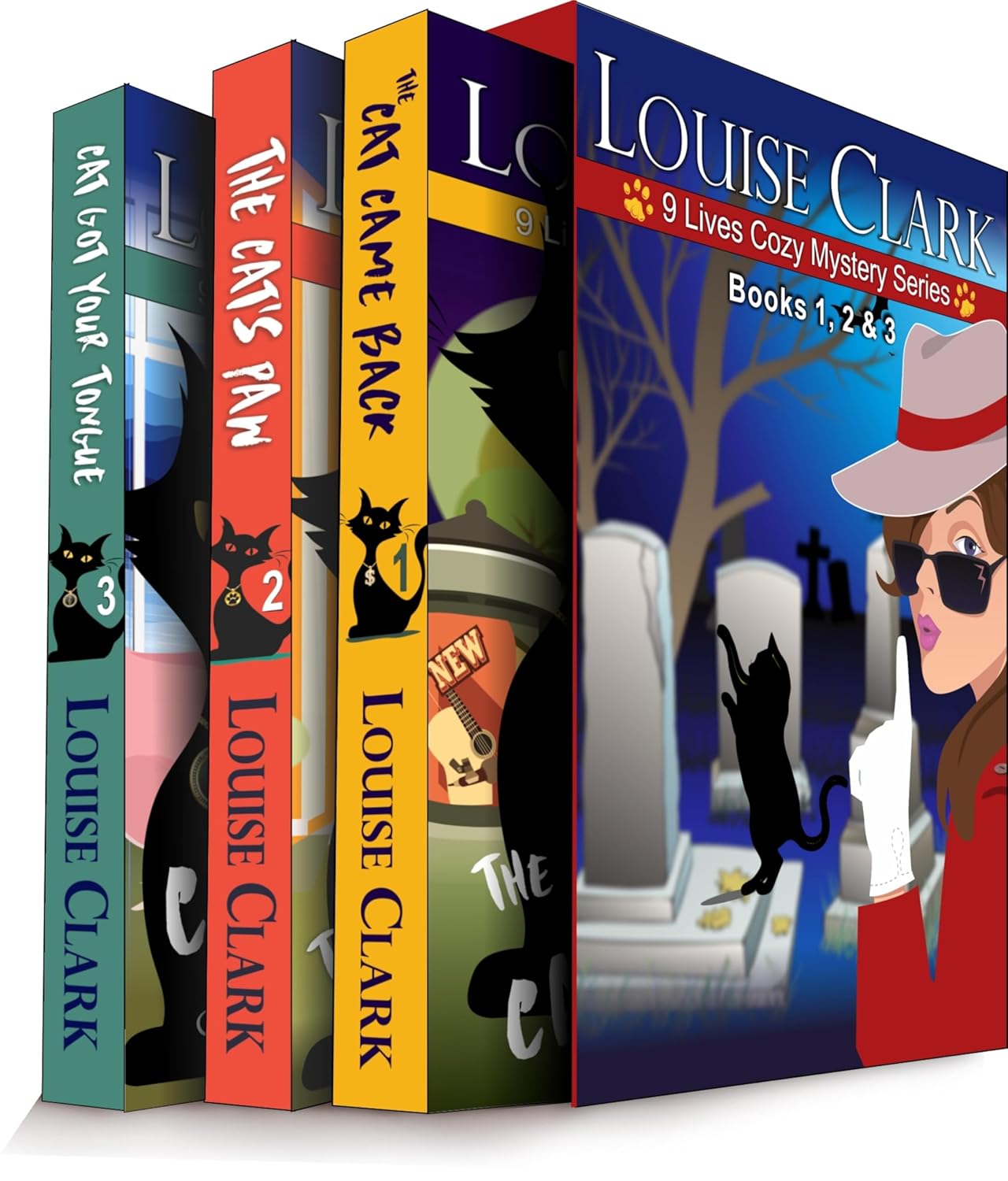 9 Lives Cozy Mystery Series (Books 1–3) by Louise Clark
