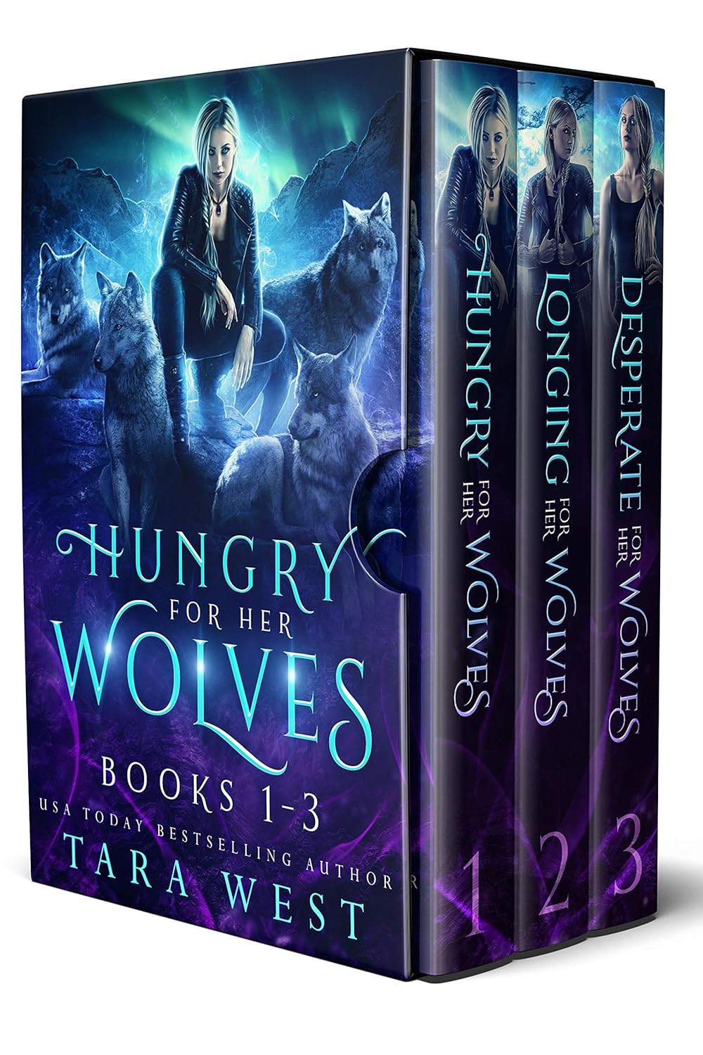 Hungry for Her Wolves (Books 1–3) by Tara West