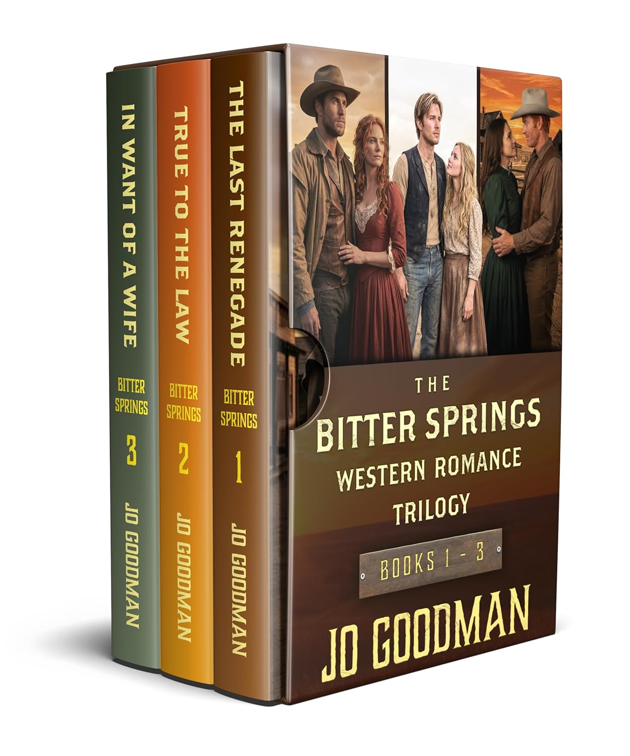 The Bitter Springs Western Romance Trilogy (Books 1–3) by Jo Goodman