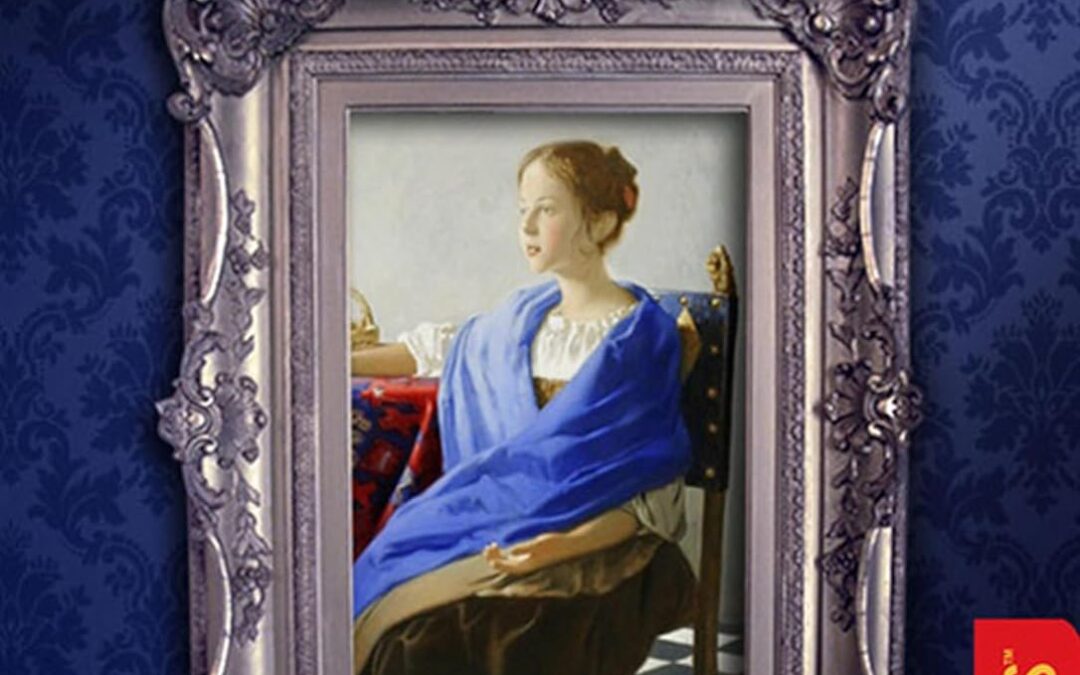 Girl in Hyacinth Blue