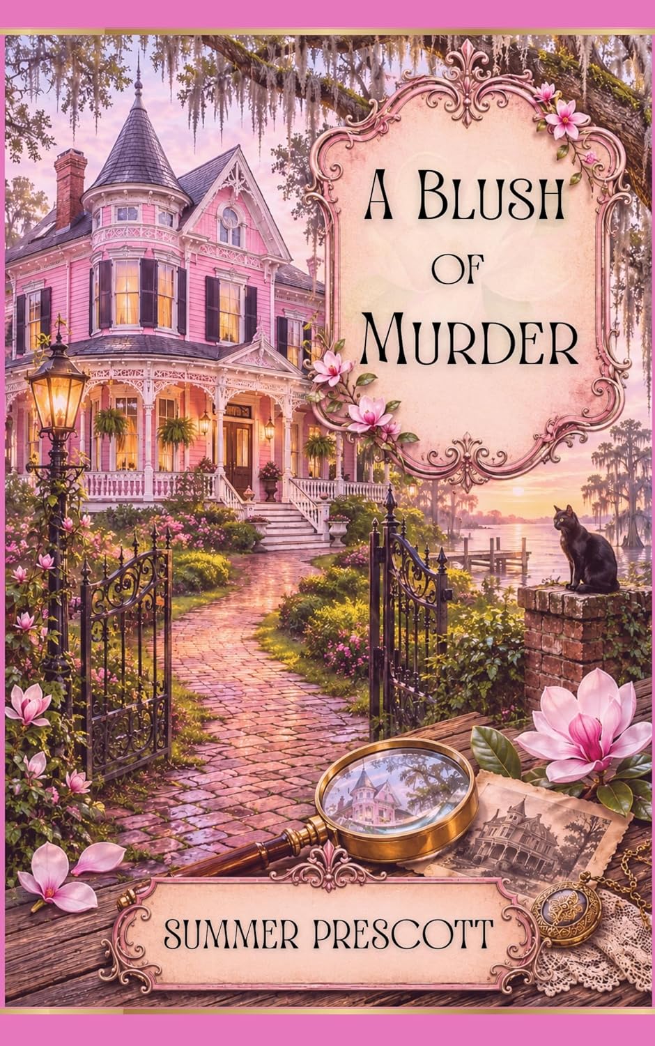 A Blush of Murder by Summer Prescott book cover