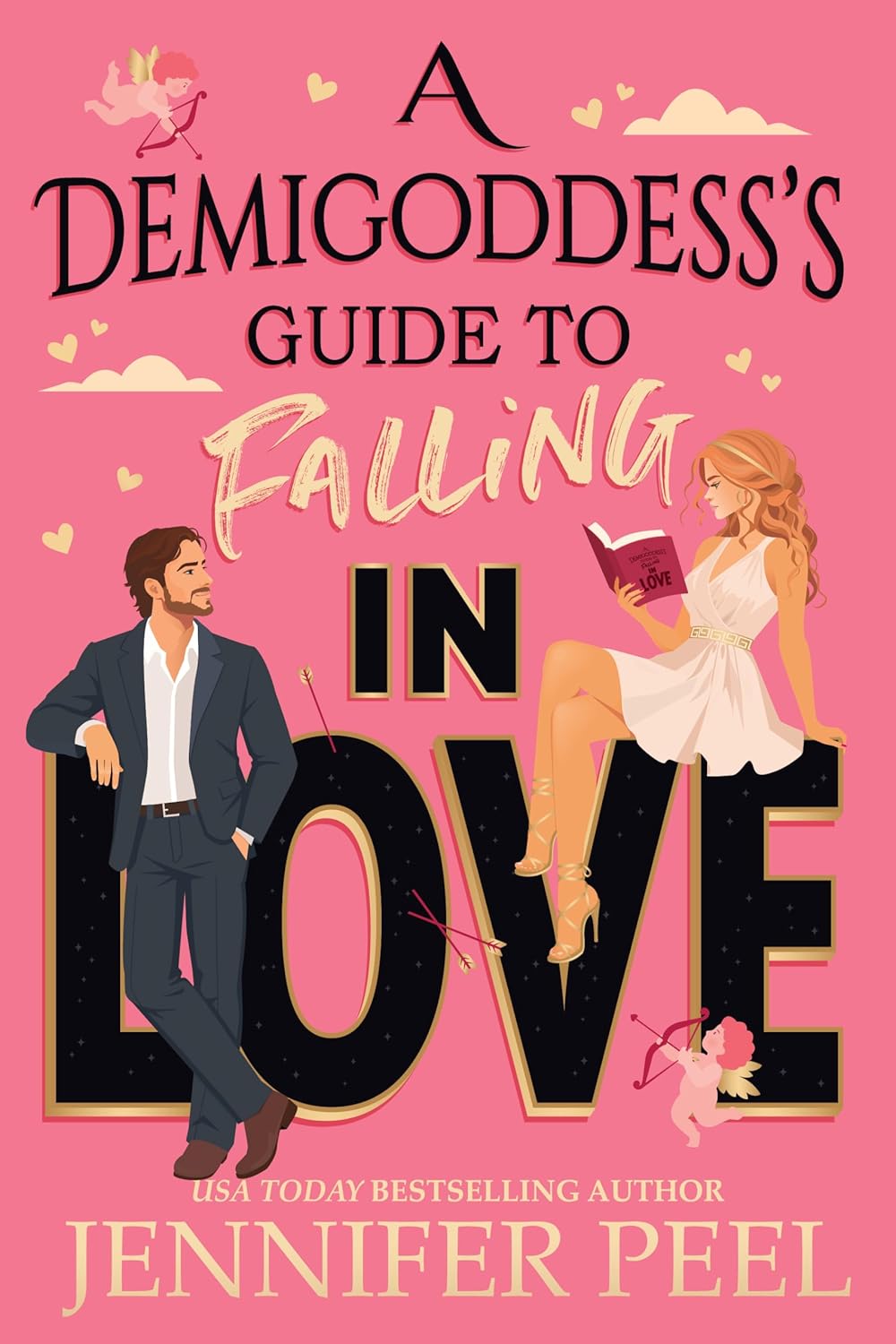 A Demigoddess’s Guide to Falling in Love by Jennifer Peel book cover