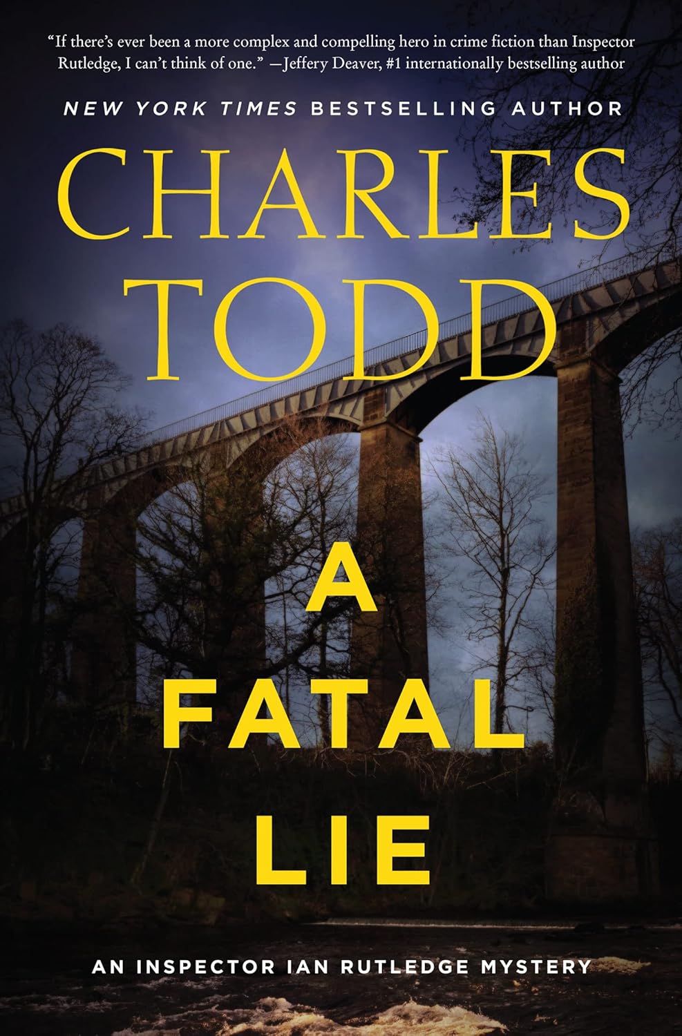 A Fatal Lie by Charles Todd book cover