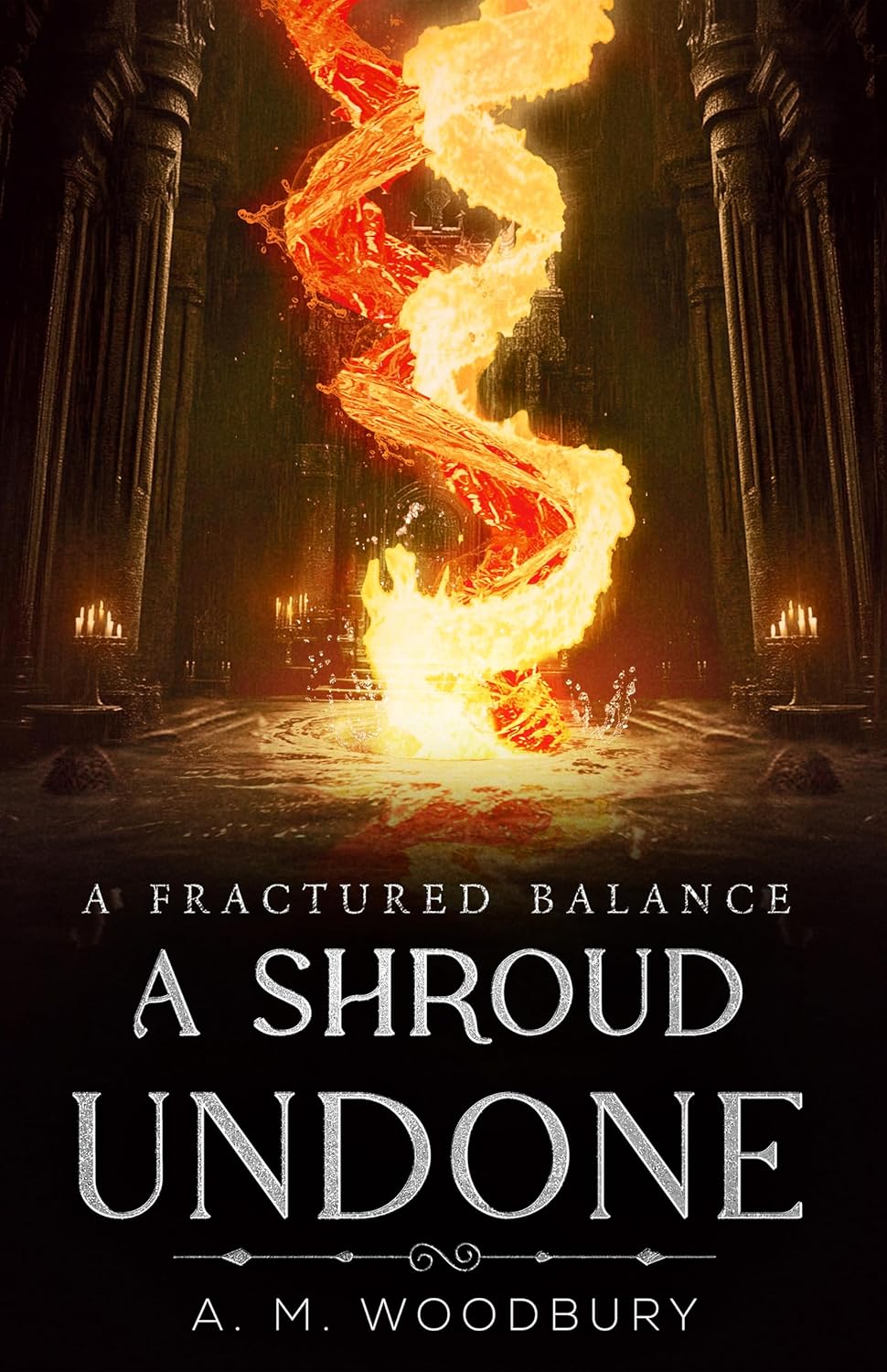 A Shroud Undone by A.M. Woodbury book cover