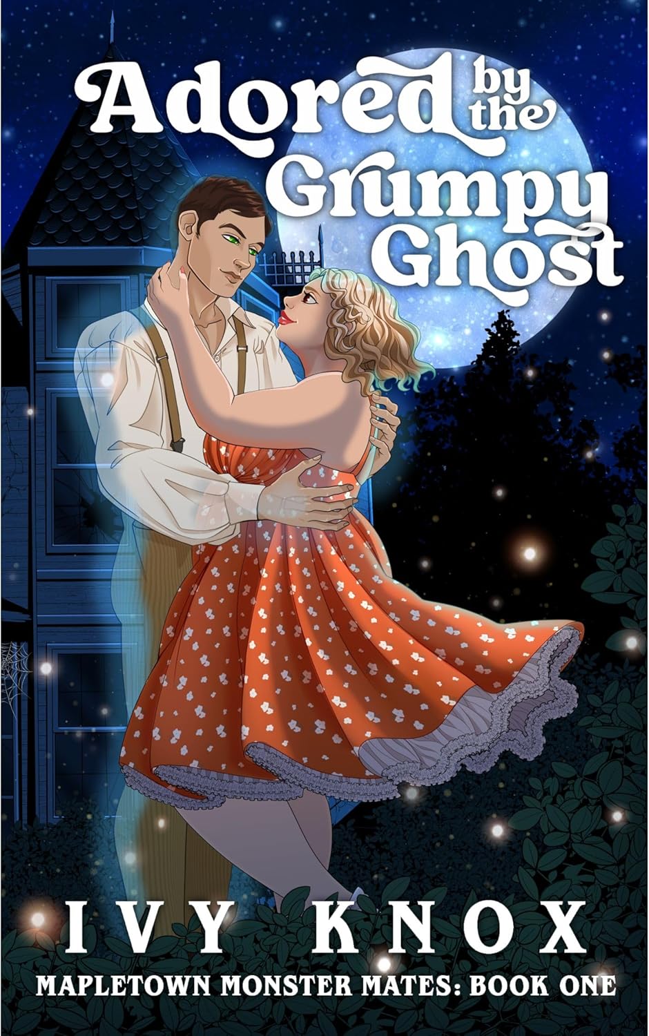 Adored by the Grumpy Ghost by Ivy Knox book cover