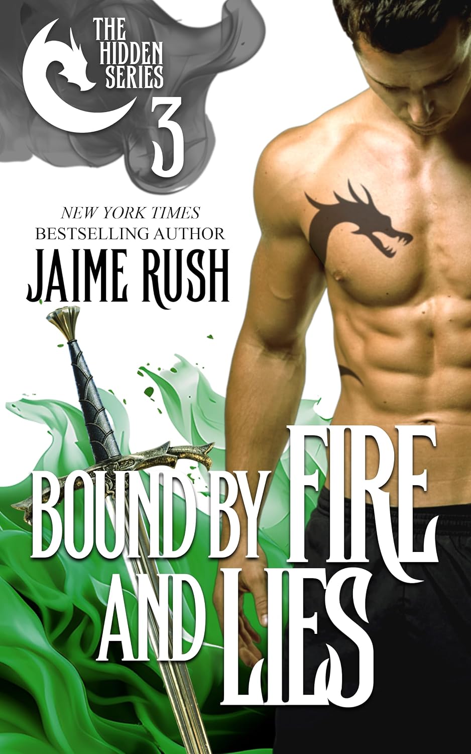 Bound by Fire and Lies by Jaime Rush book cover