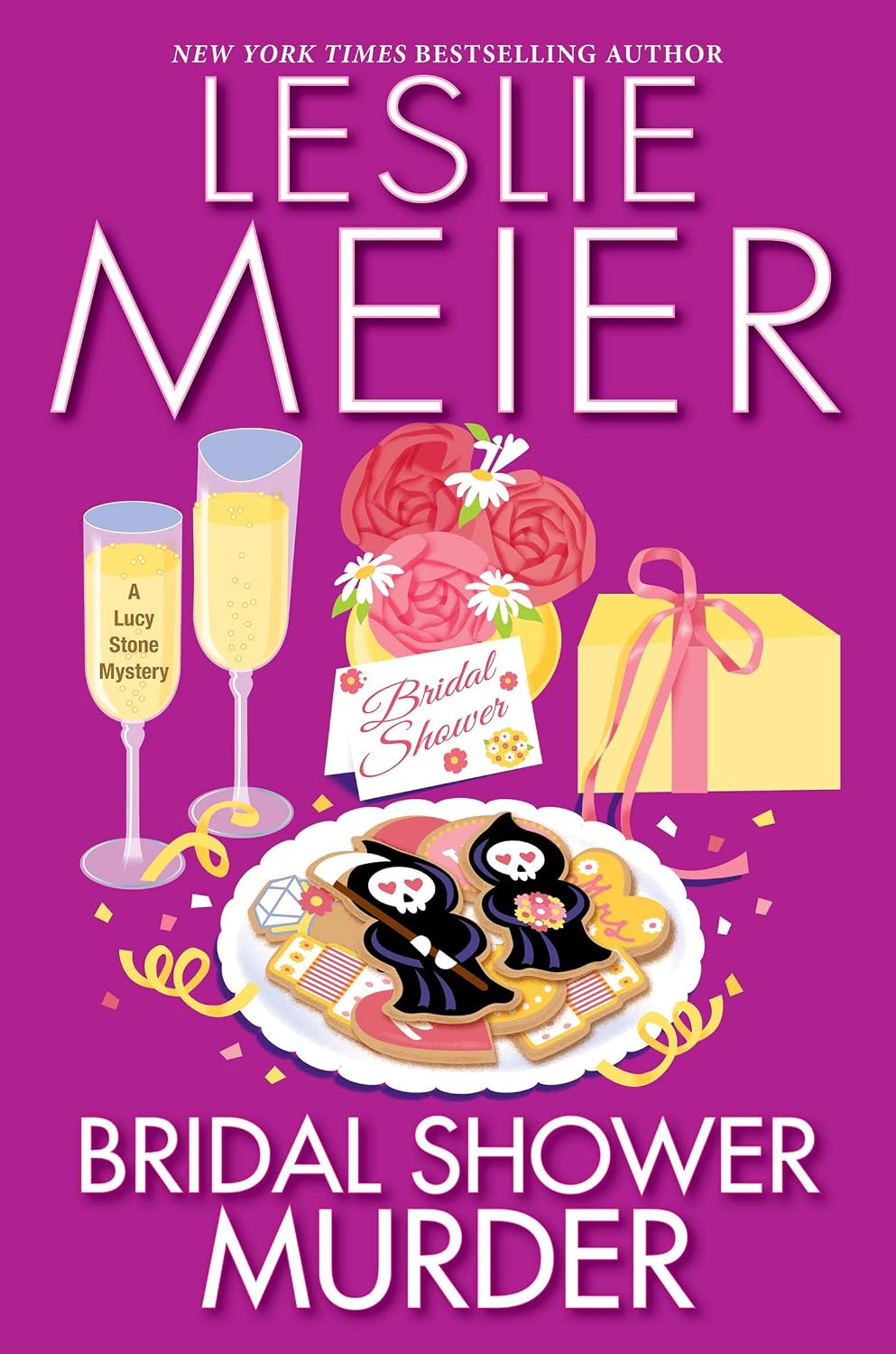 Bridal Shower Murder by Leslie Meier book cover