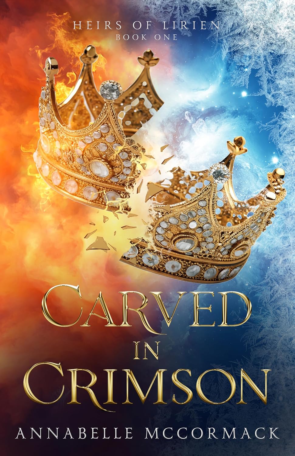 Carved in Crimson by Annabelle McCormack book cover