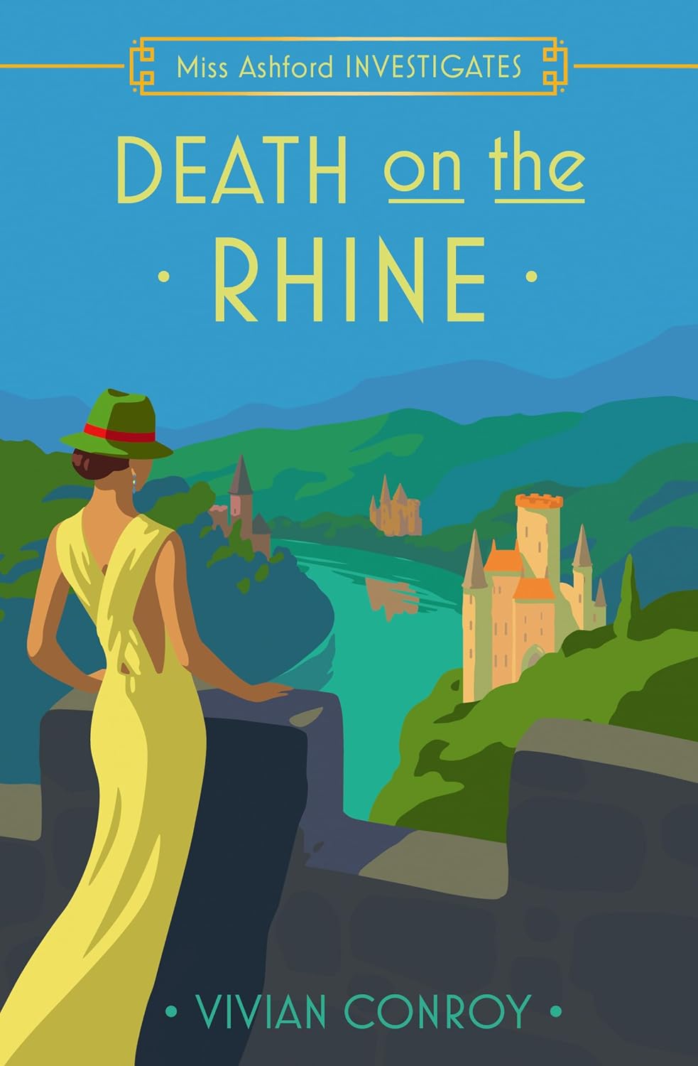 Death on the Rhine by Vivian Conroy book cover