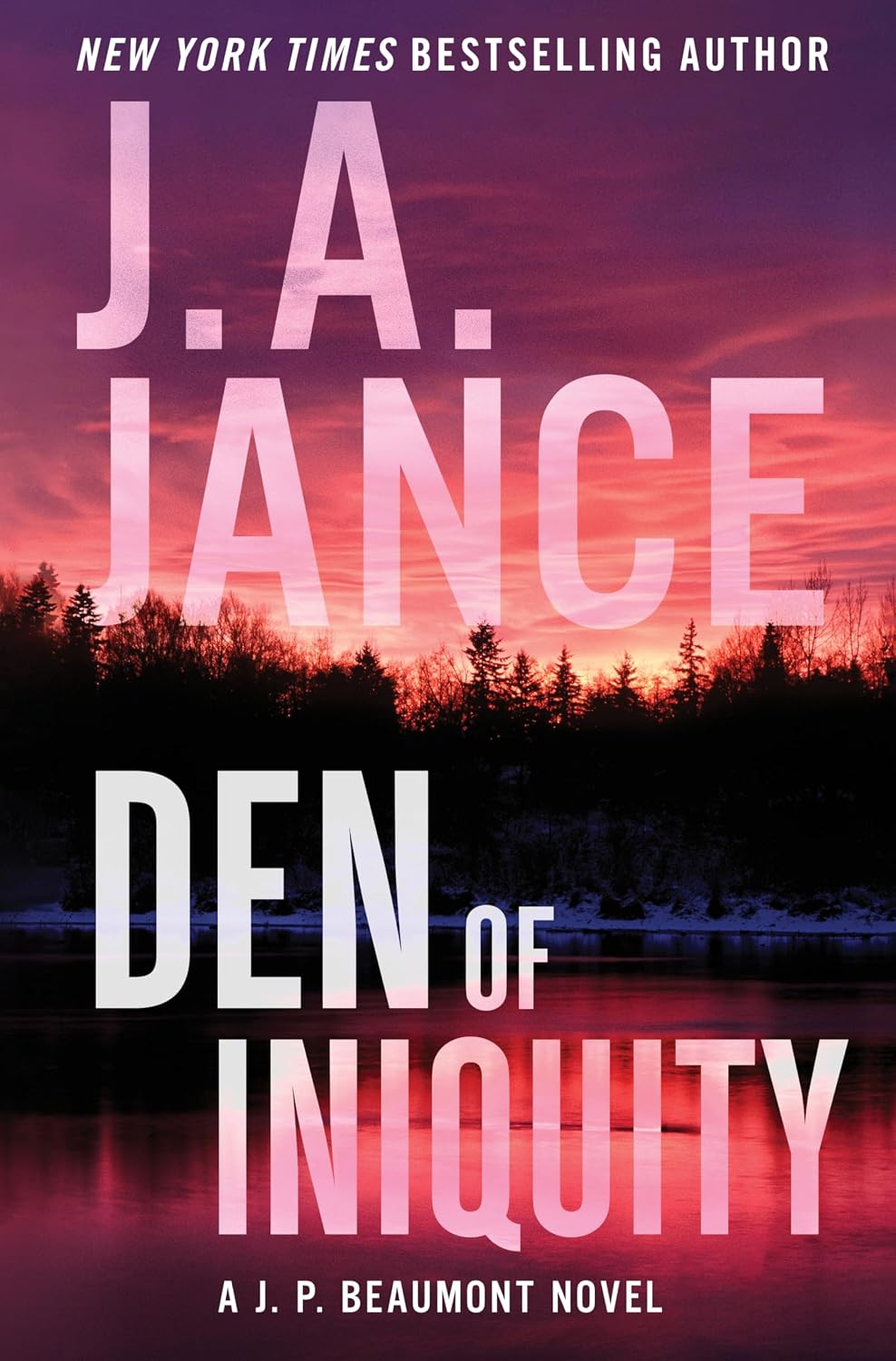 Den of Iniquity by J.A. Jance book cover