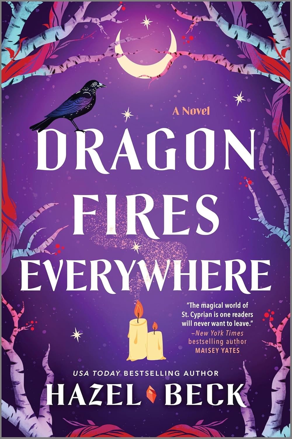 Dragon Fires Everywhere by Hazel Beck book cover
