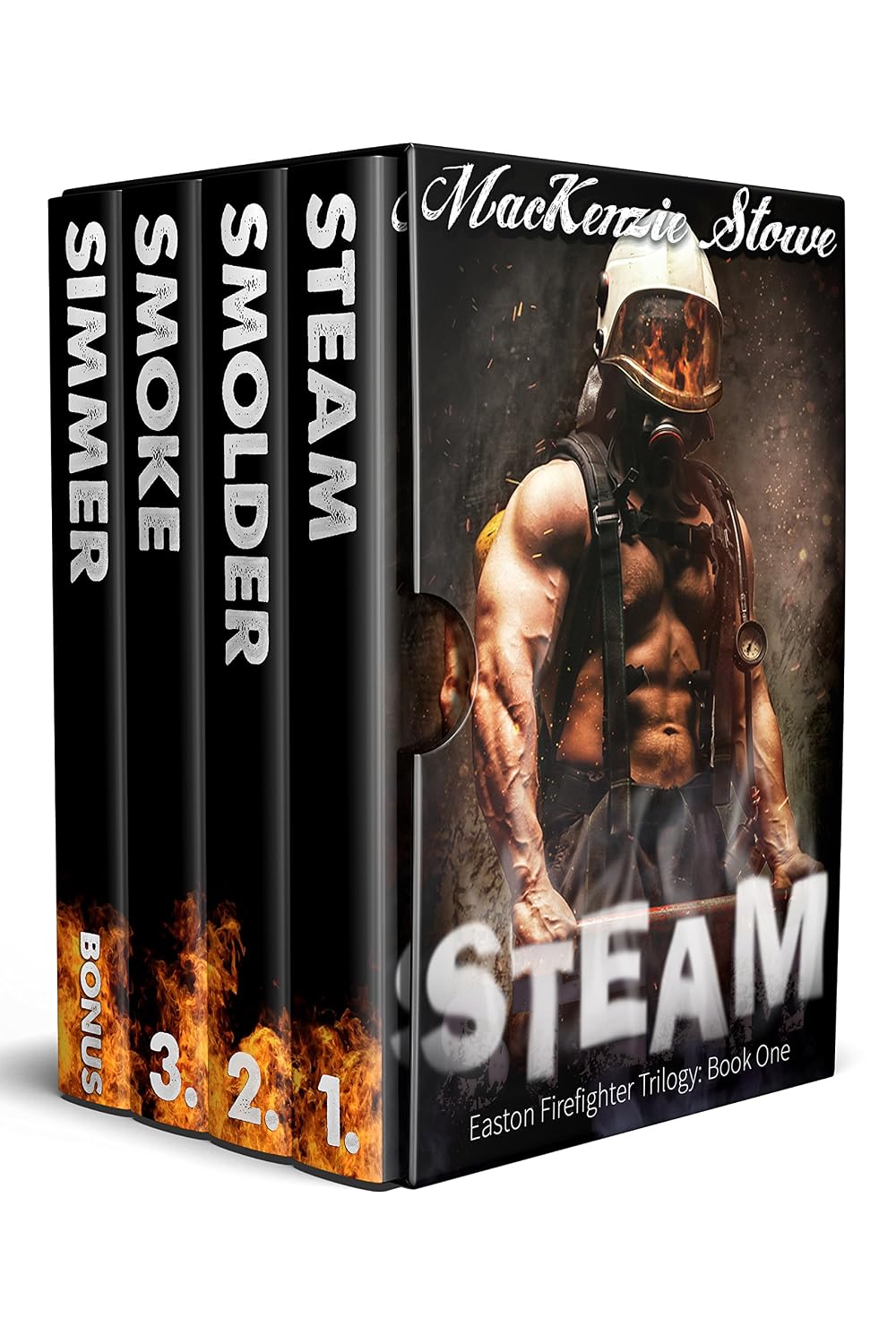 Easton Firefighter Series (Complete Series) by MacKenzie Stowe book cover