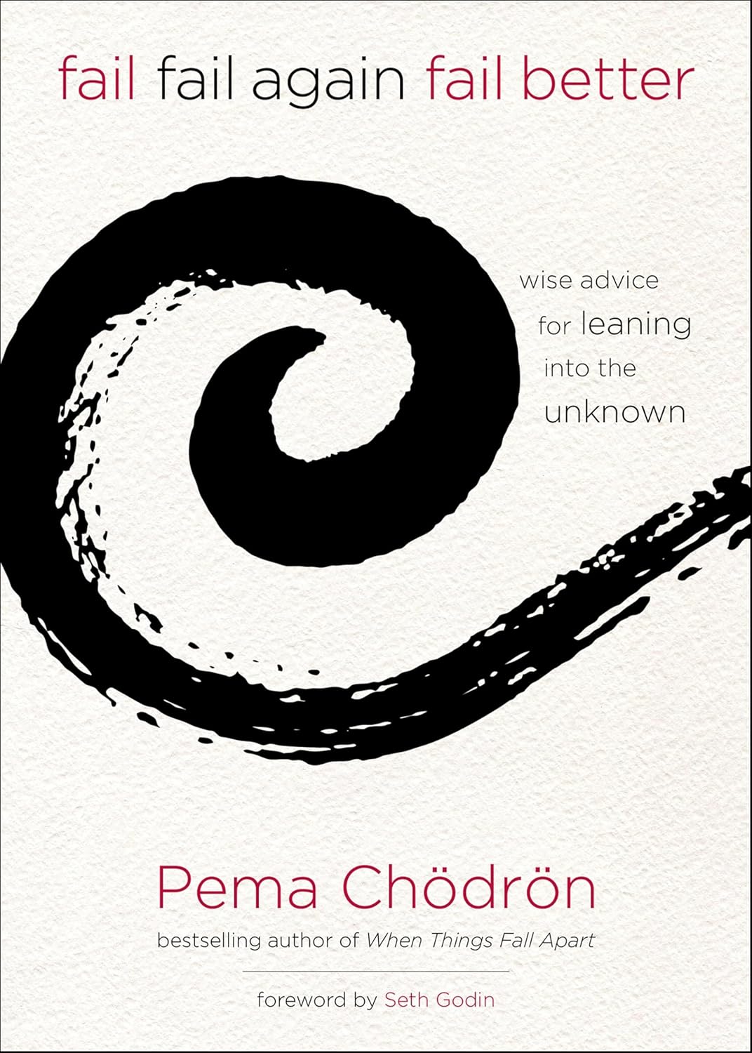 Fail, Fail Again, Fail Better by Pema Chödrön book cover