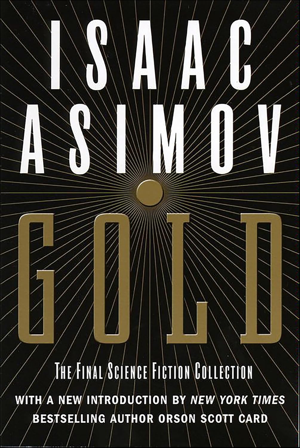 Gold by Isaac Asimov book cover