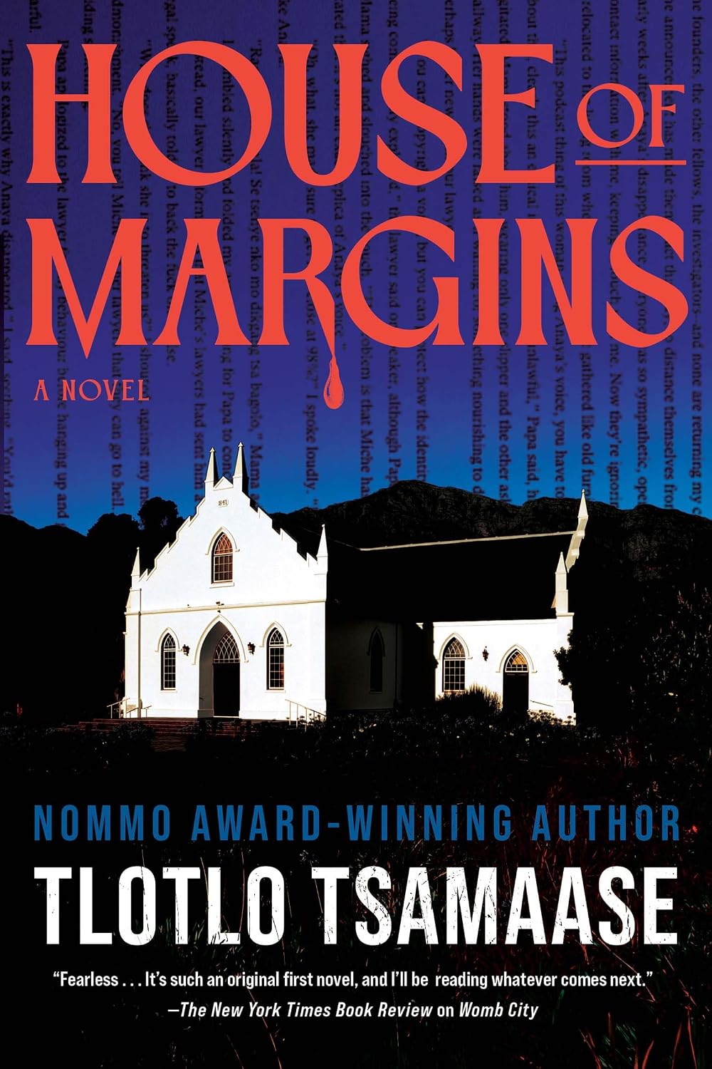 House of Margins by Tlotlo Tsamaase book cover
