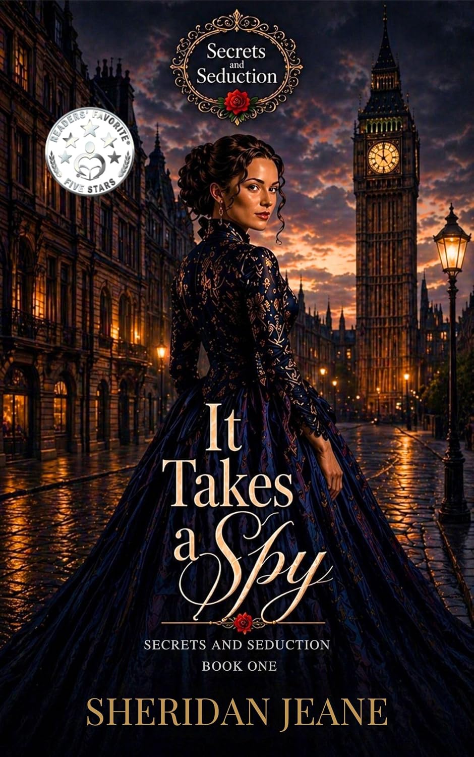 It Takes a Spy… by Sheridan Jeane book cover