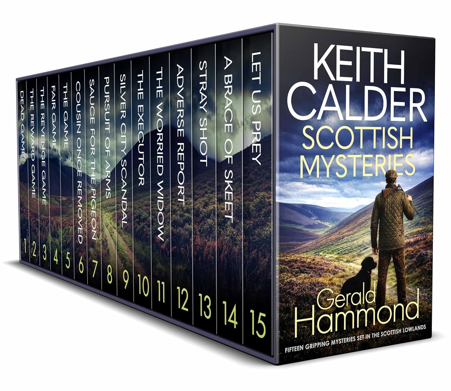Keith Calder Scottish Mysteries (Books 1–15) by Gerald Hammond book cover