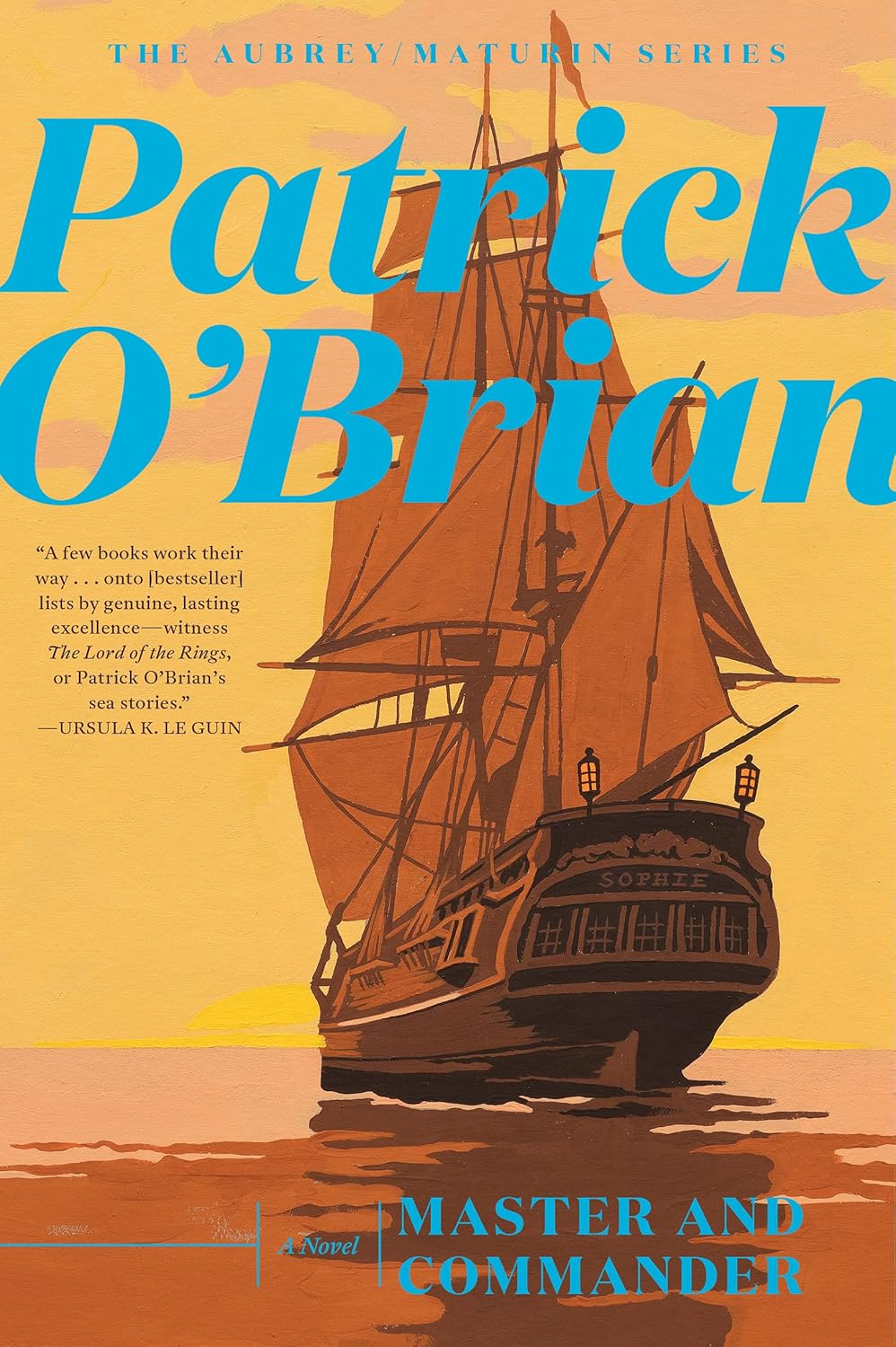 Master and Commander by Patrick O’Brian book cover