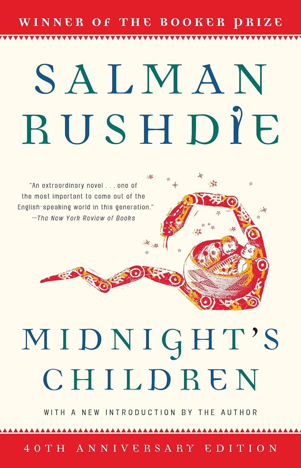 Midnight’s Children by Salman Rushdie book cover