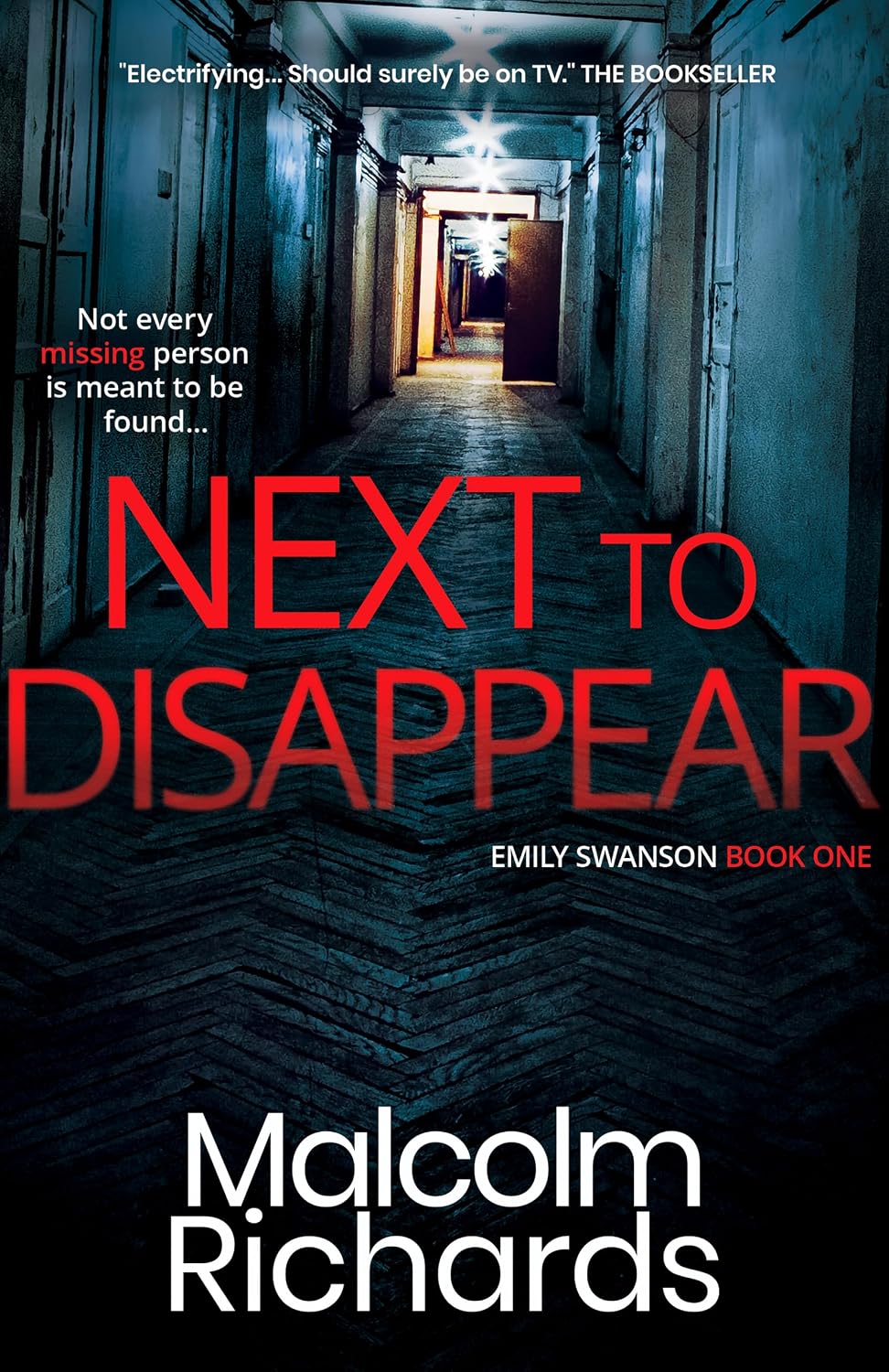 Next to Disappear by Malcolm Richards book cover