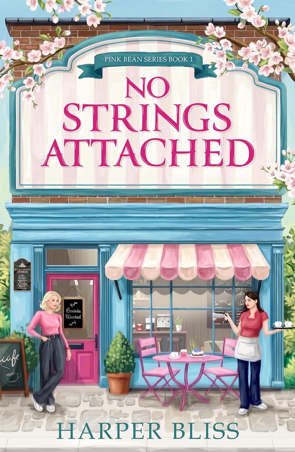 No Strings Attached by Harper Bliss book cover
