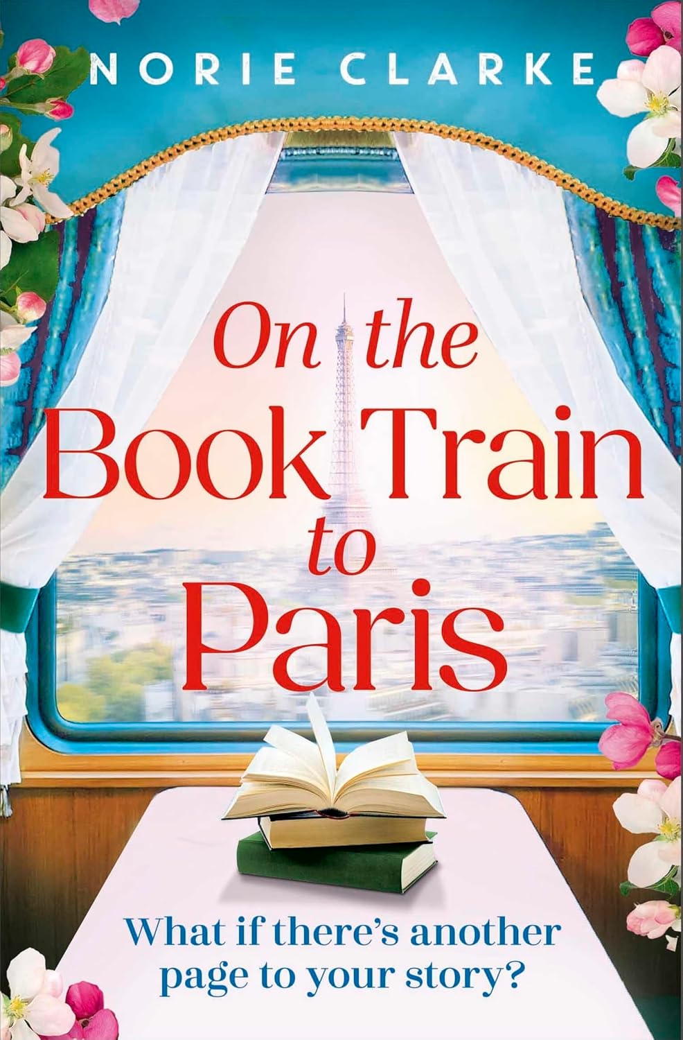 On the Book Train to Paris by Norie Clarke book cover