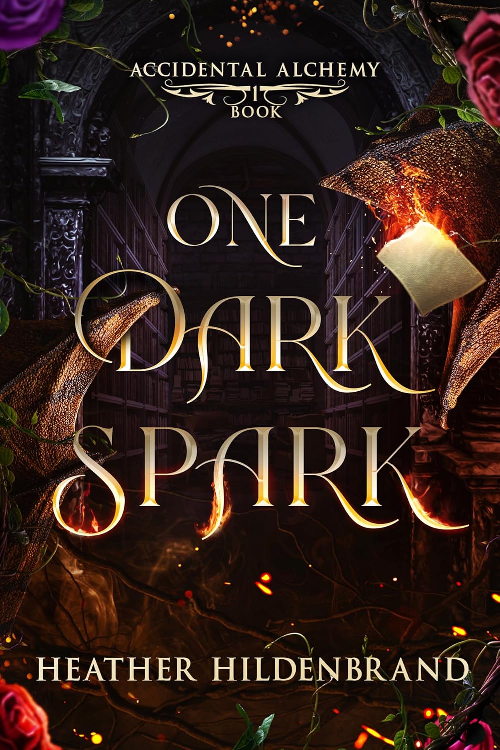 One Dark Spark by Heather Hildenbrand book cover