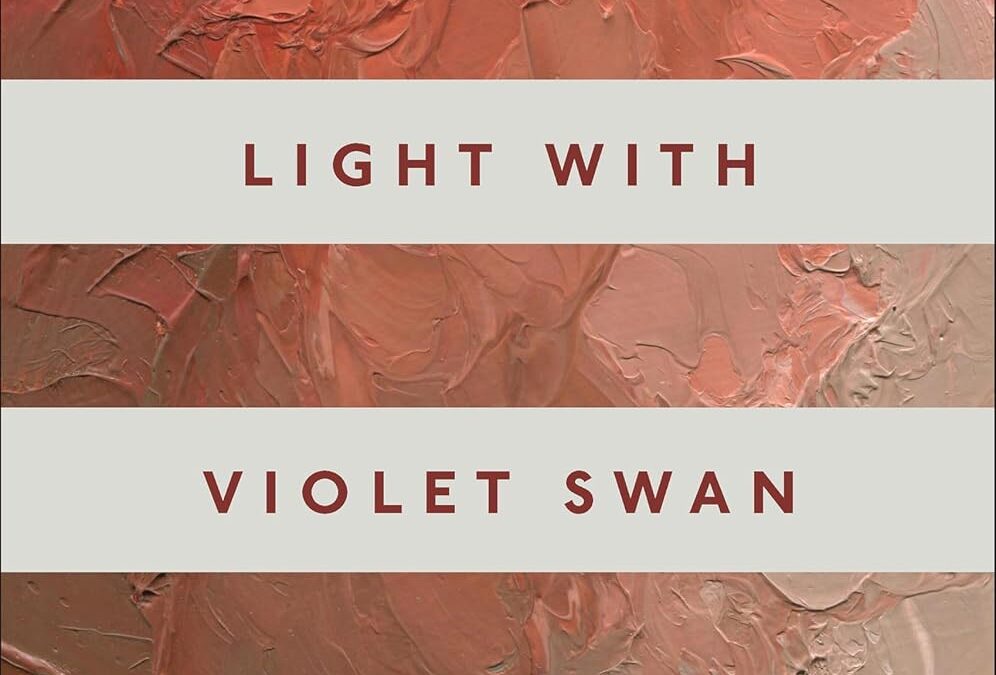 Pale Morning Light with Violet Swan