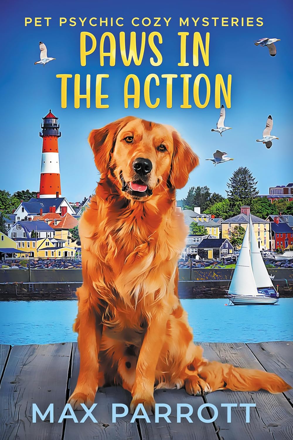 Paws in the Action by Max Parrott book cover