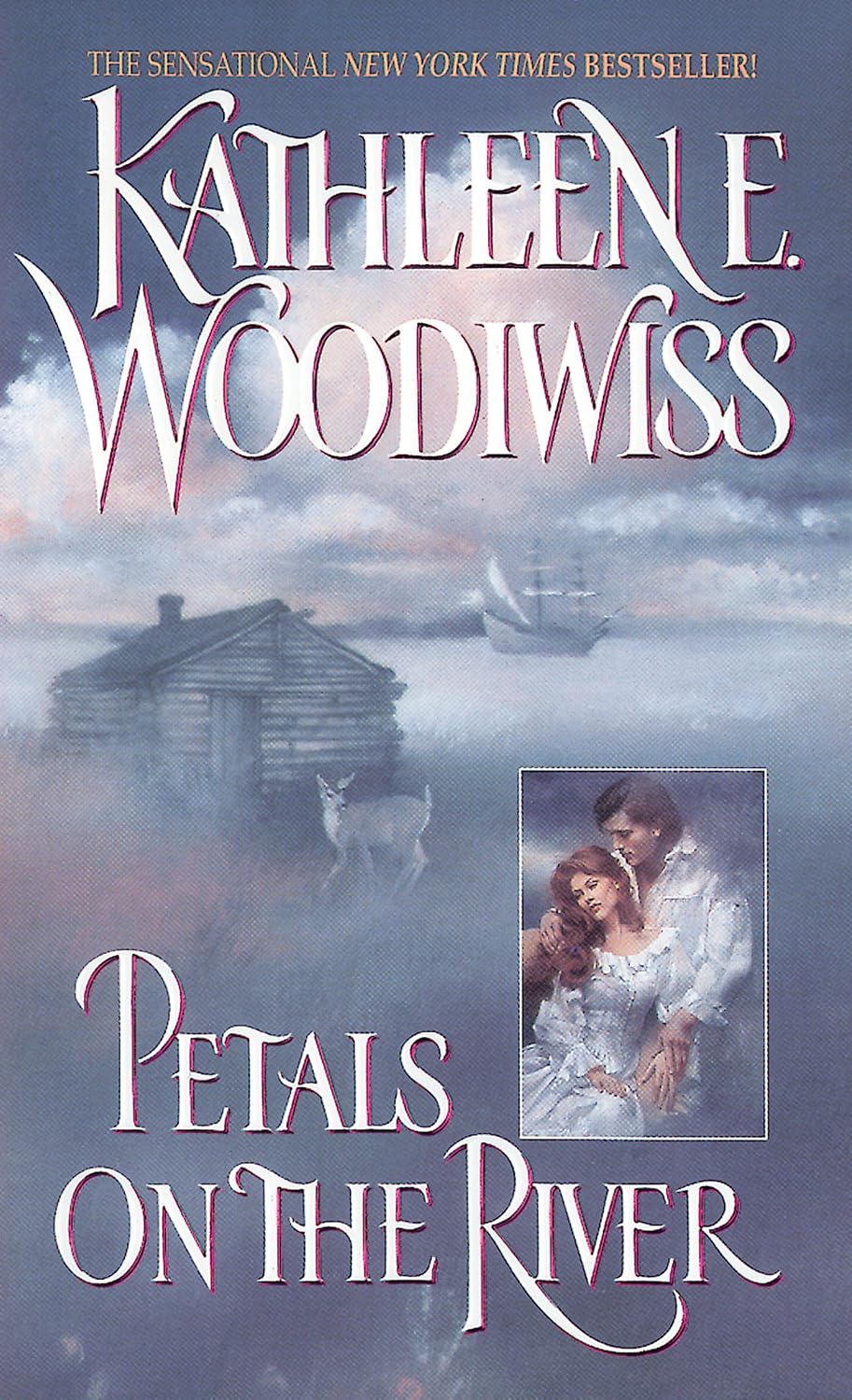 Petals on the River by Kathleen E. Woodiwiss book cover