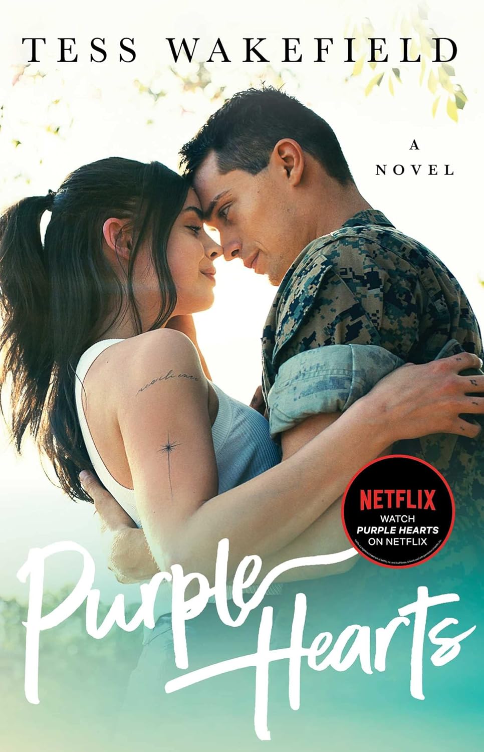 Purple Hearts by Tess Wakefield book cover