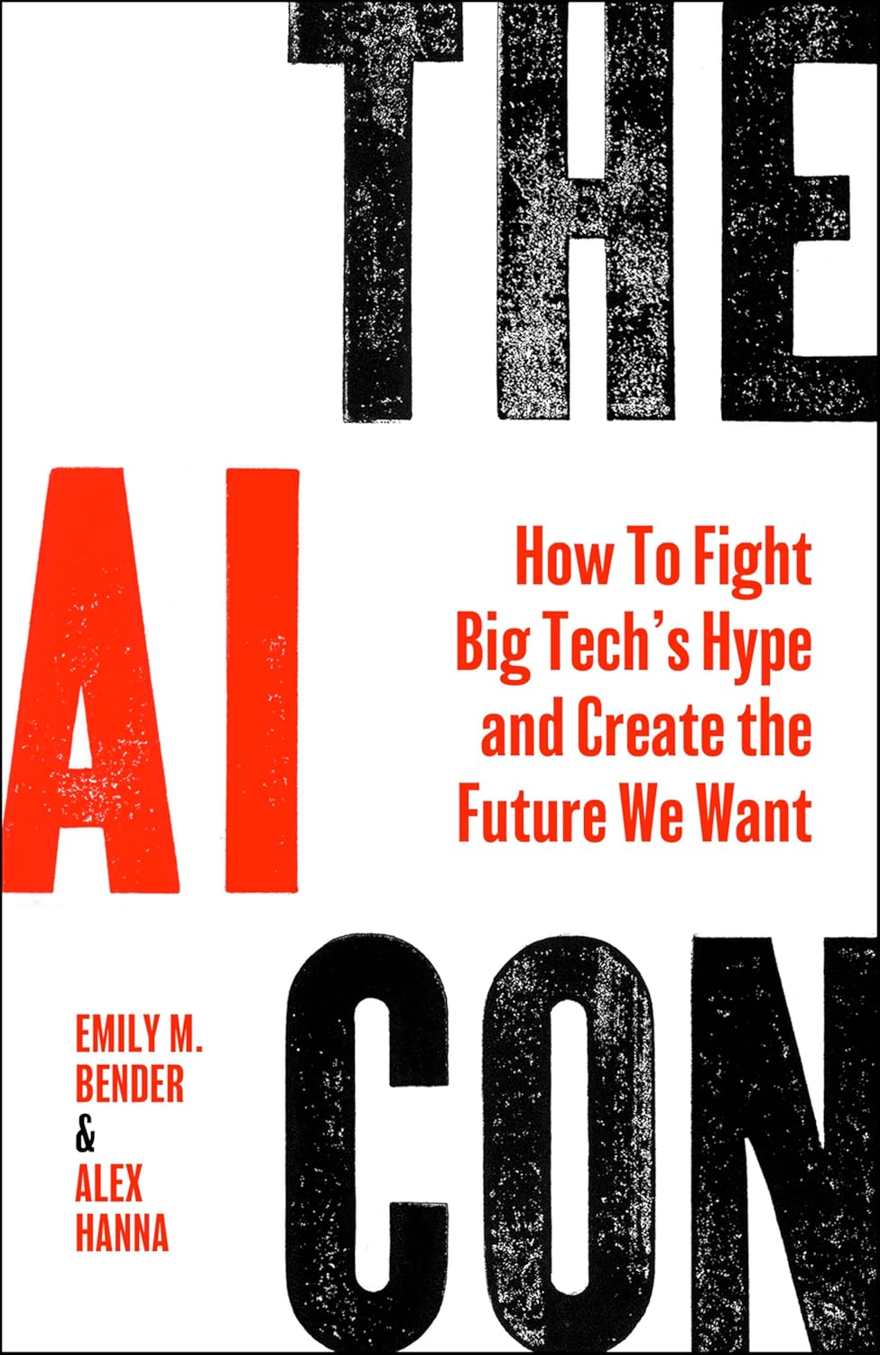 The AI Con by Emily M. Bender book cover