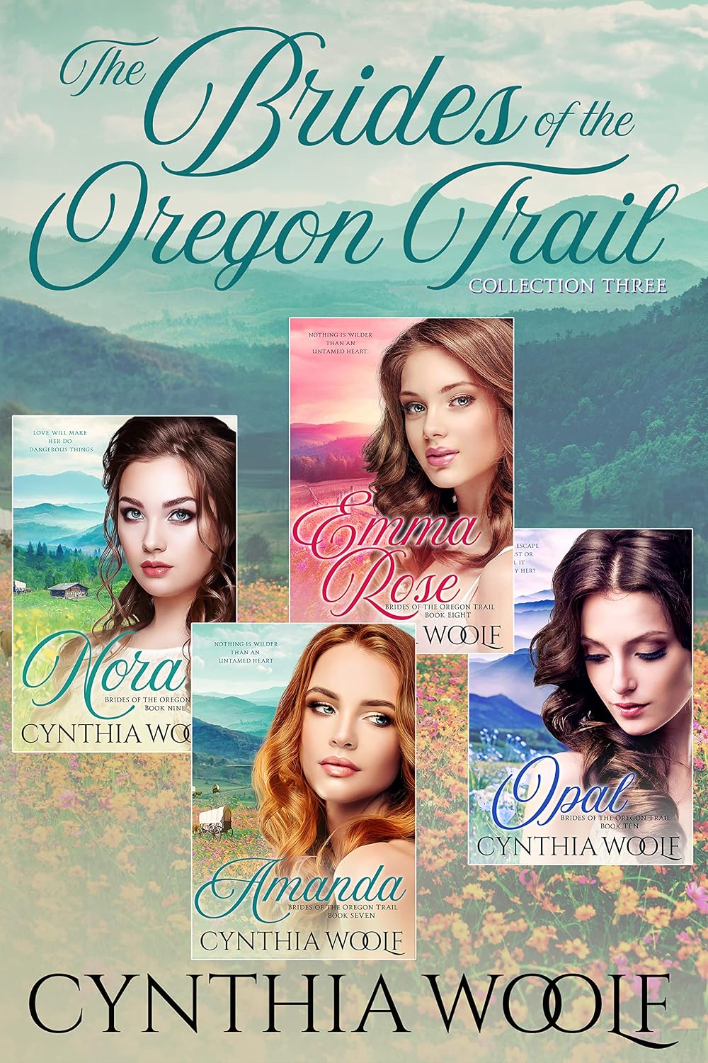 The Brides of the Oregon Trail (Collection 3) by Cynthia Woolf book cover
