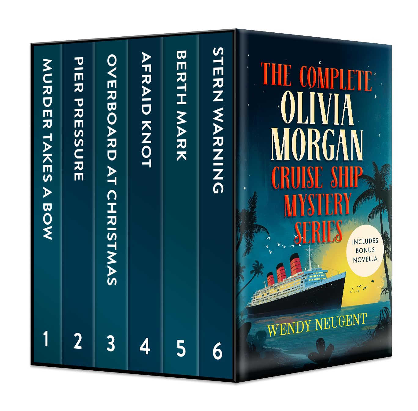The Complete Olivia Morgan Cruise Ship Mystery Series by Wendy Neugent book cover