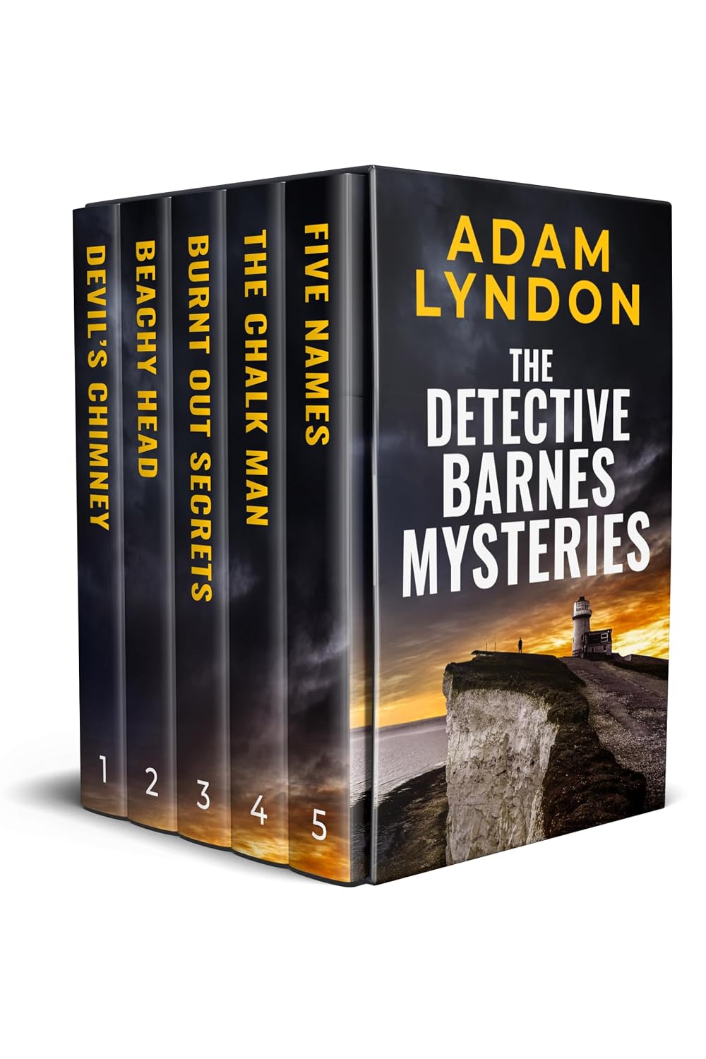 The Detective Barnes Mysteries by Adam Lyndon book cover