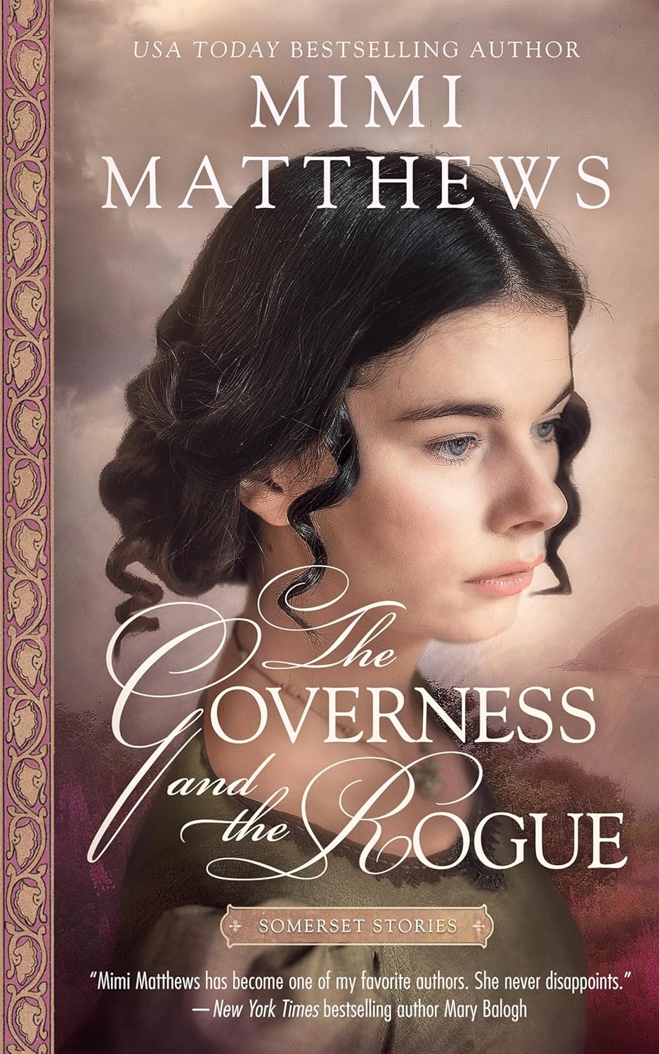 The Governess and the Rogue by Mimi Matthews book cover
