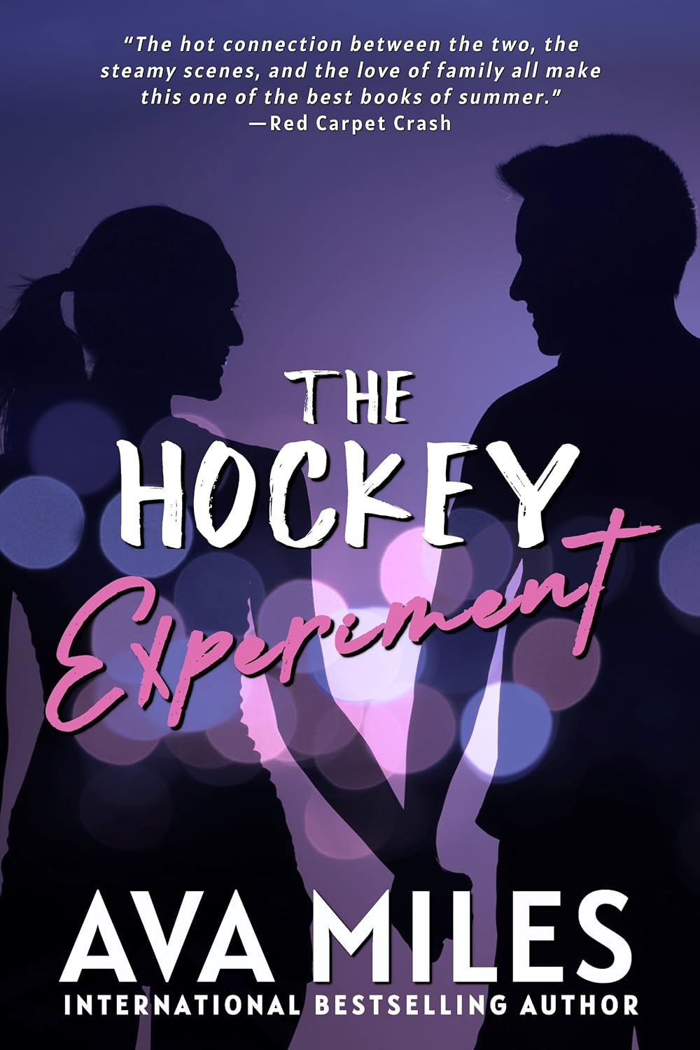 The Hockey Experiment by Ava Miles book cover