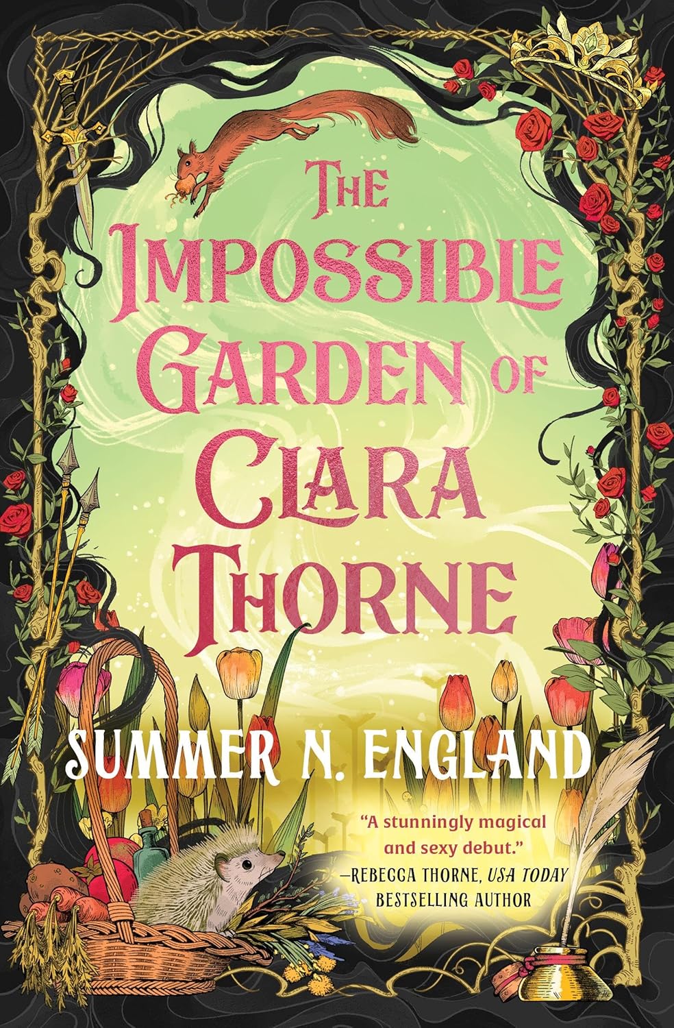 The Impossible Garden of Clara Thorne by Summer N. England book cover