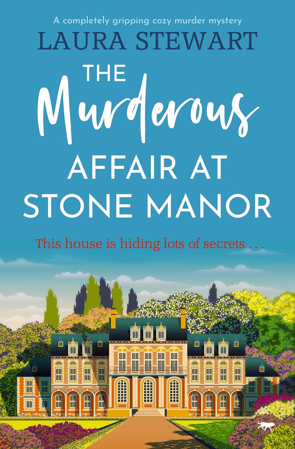 The Murderous Affair at Stone Manor by Laura Stewart book cover