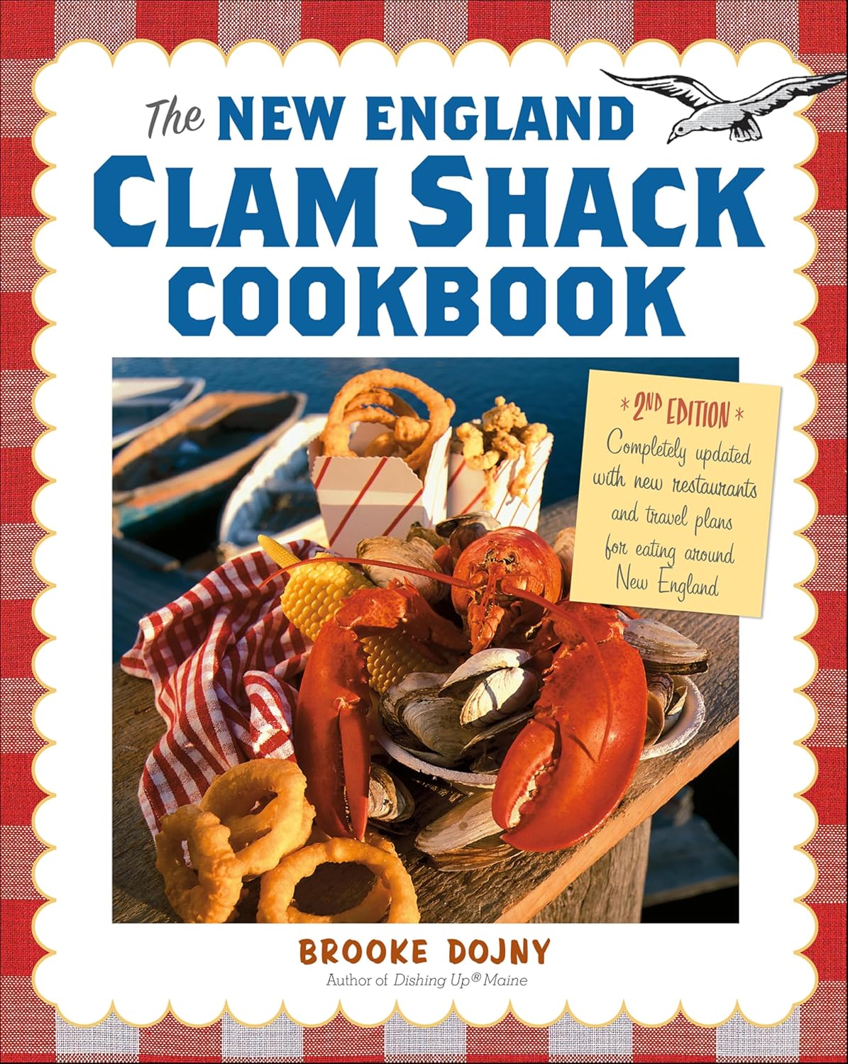 The New England Clam Shack Cookbook by Brooke Dojny book cover