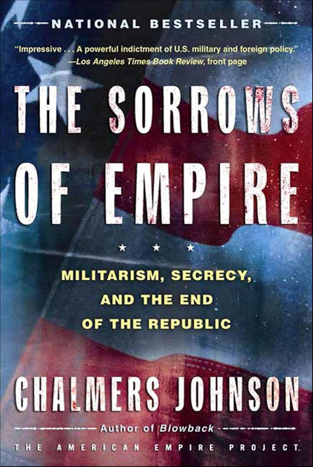 The Sorrows of Empire by Chalmers Johnson book cover