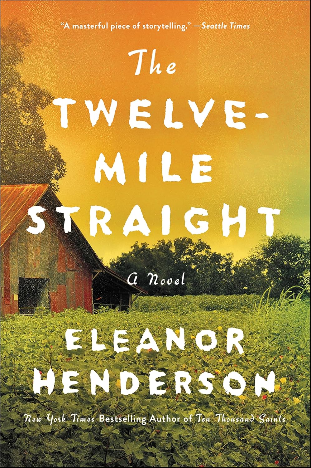 The Twelve-Mile Straight by Eleanor Henderson book cover