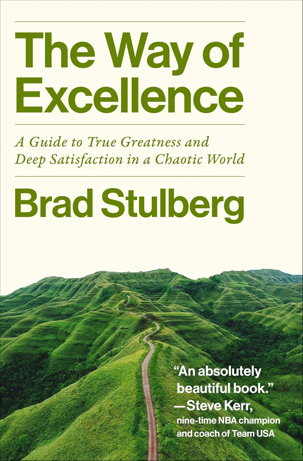 The Way of Excellence by Brad Stulberg book cover
